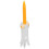 Foldable Golf Tee, Anti-Flying Rotatable Practice Ball Studs Orange 7
