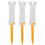 Foldable Golf Tee, Anti-Flying Rotatable Practice Ball Studs Orange 2