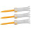 Foldable Golf Tee, Anti-Flying Rotatable Practice Ball Studs Orange 14