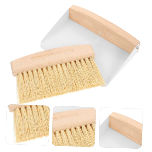 Mini Broom and Dustpan Set for Precise Surface Cleaning, Compact Desktop Crumb and Dust Remover 2