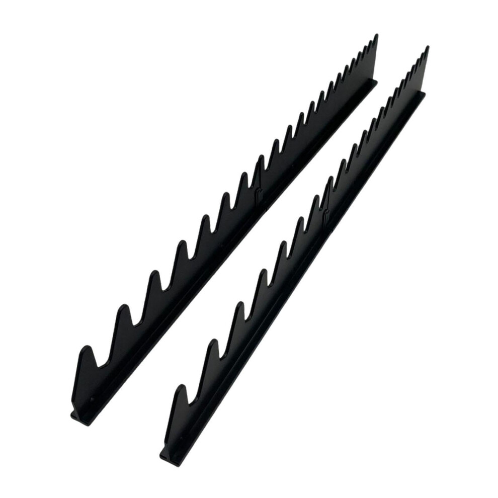 Heavy Duty Wrench Organizer Tool Storage Rack Holds 20 Wrenches For Garage Or Toolbox, Black 9113335870925