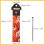 Universal Car Tow Strap with Japanese Wave Pattern, Red Decorative Trailer Belt with Hook 2