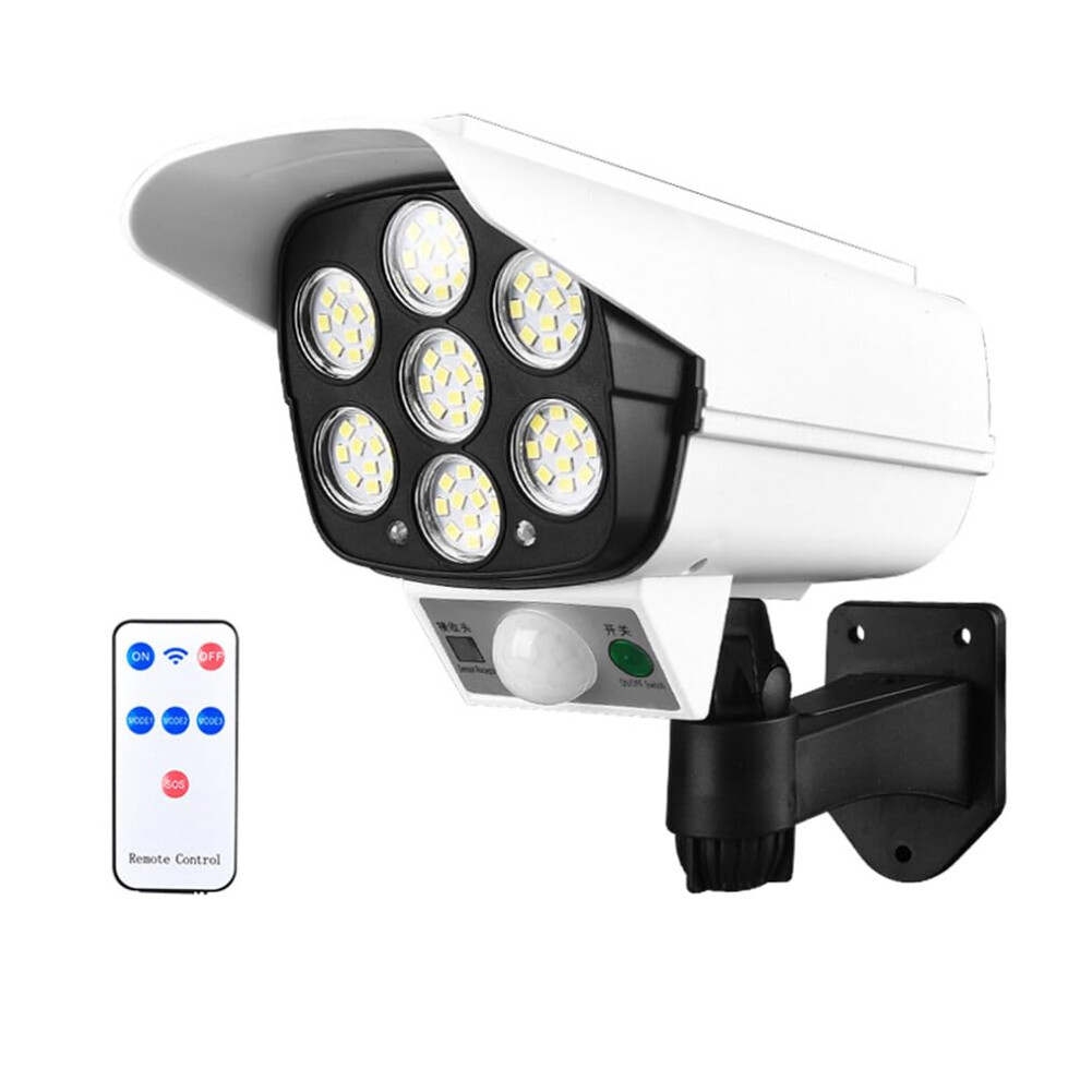 Solar Powered Fake Security Camera With Led Light, Weatherproof Dummy Dome For Outdoor Garden Patio 9455672170307