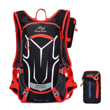 Hiking Backpack 19L Lightweight Daypack with Breathable Back Support for Camping Trekking Cycling Red