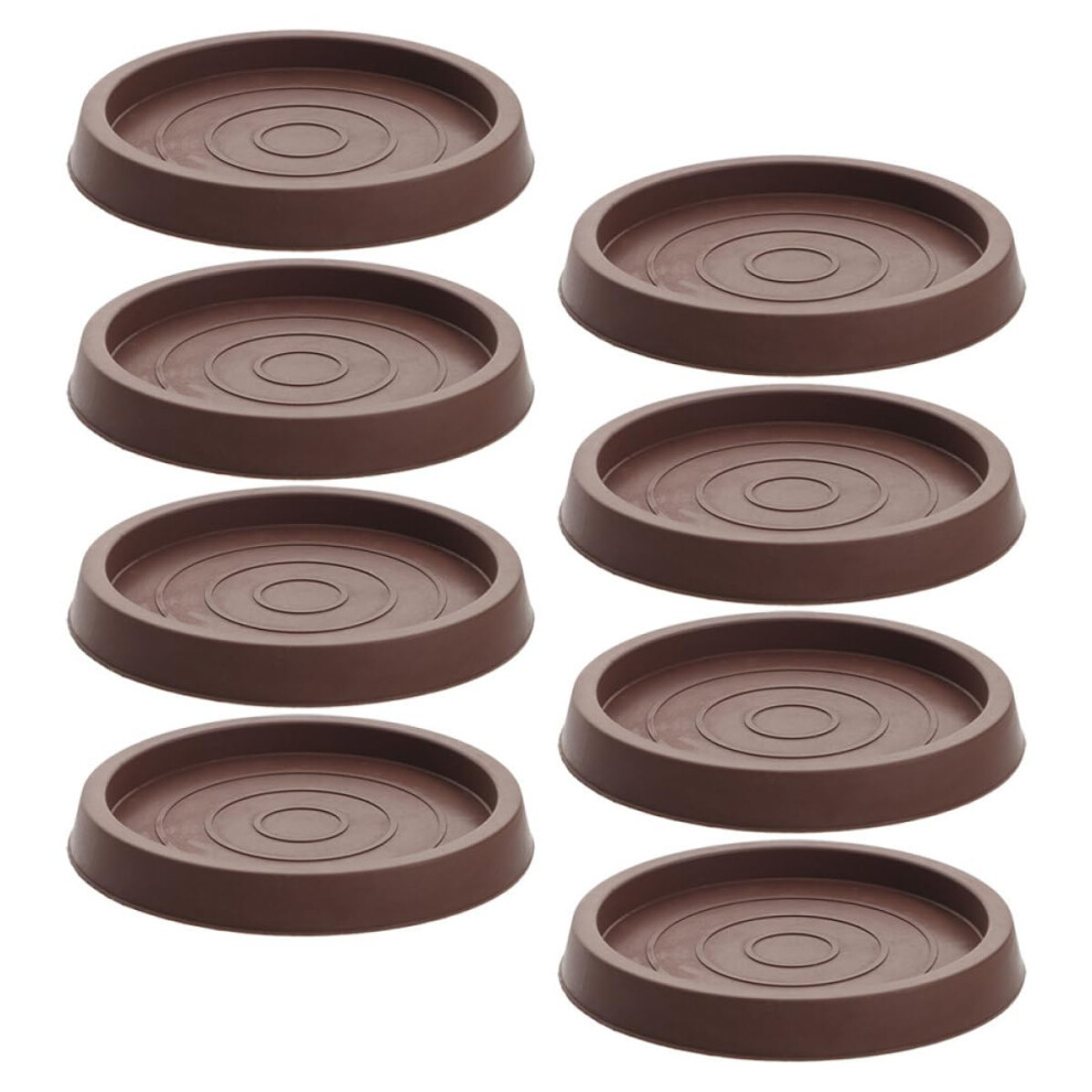 8Pcs Rubber Furniture Pads Round Nonslip Caster Cups For Hardwood And Tile Floor Protection 9169991875422