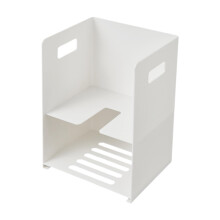 Bathroom Storage Organizer with 2Tier Toilet Plunger Holder, SpaceSaving Corner Rack