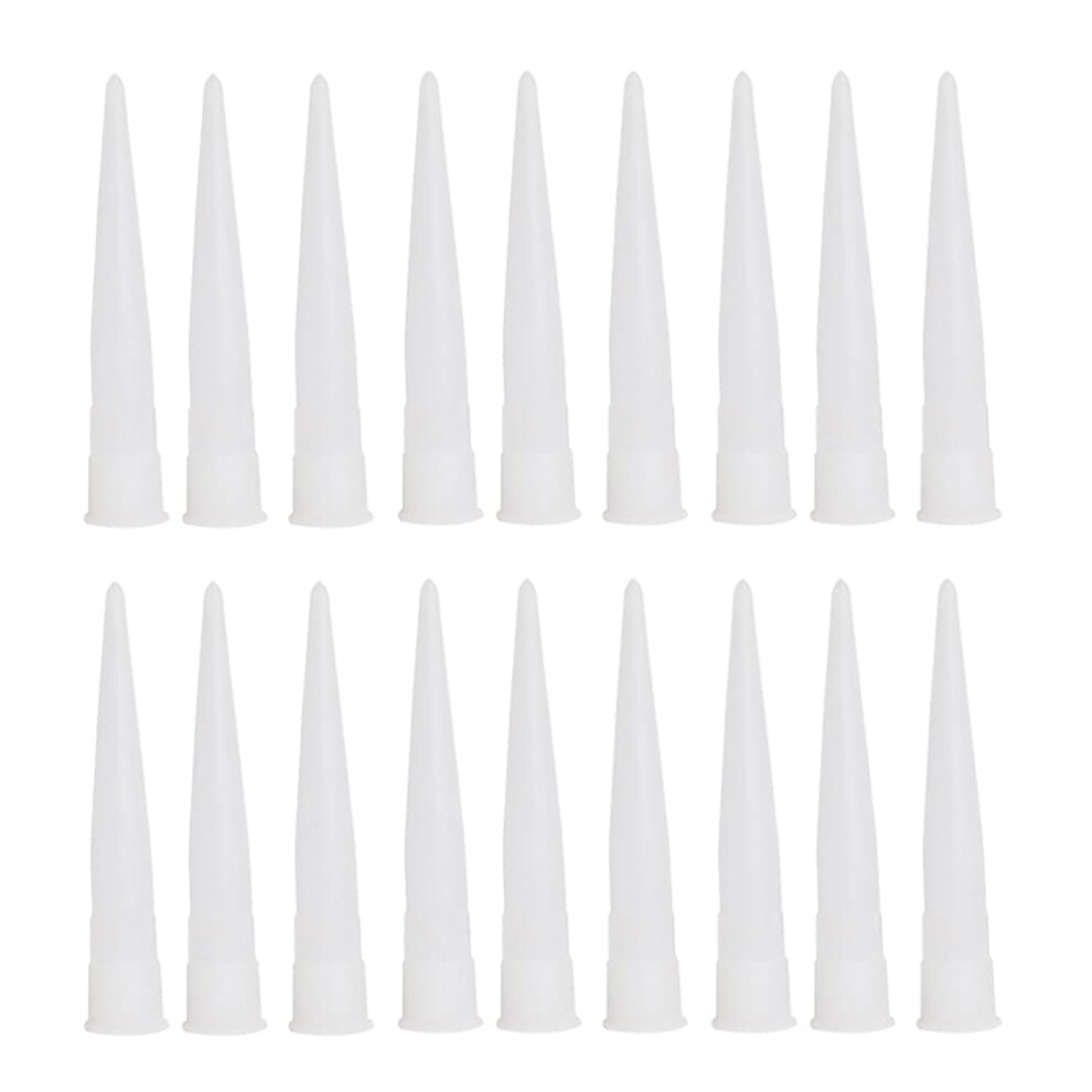 40 Pcs Caulking Nozzles Screw On Tips For Precision Silicone Sealant Application And Smooth Finish 9092120655957