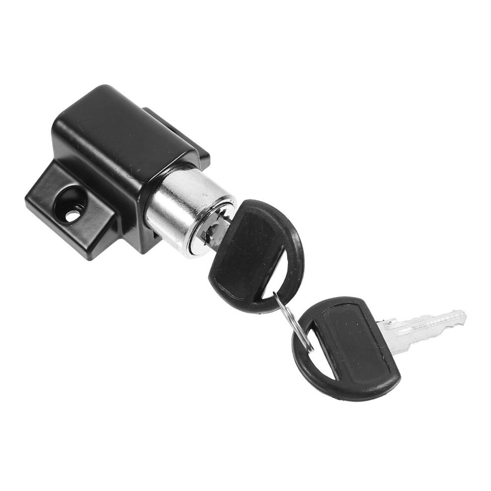Sliding Door And Window Lock With Key, Zinc Alloy Antitheft Security, Nodrill Safety For Patio 9092120656015