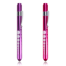 2PCS Reusable LED Penlight with Pocket Clip, Bright Mini LED Flashlight for Medical and Home Use
