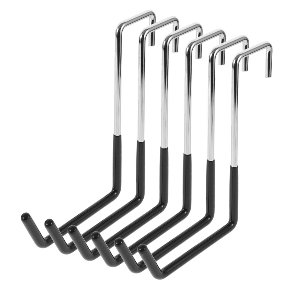 6Pcs Heavy Duty Garage Storage Hooks Steel Wall Mounted Bike Ladder Tool Hangers 9113335871649