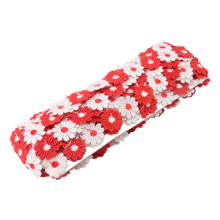 Daisy Flower Lace Trim 15 Yards Polyester for Crafts & Weddings