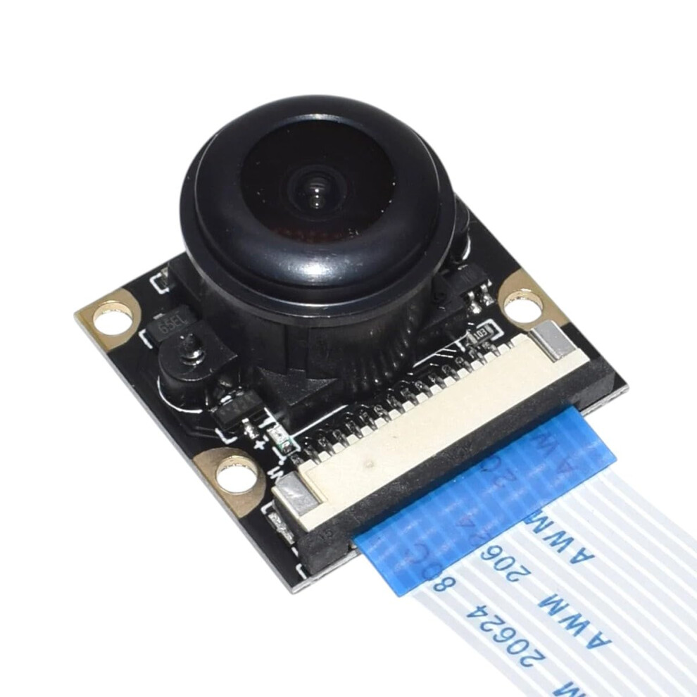 Camera Module 130 Fisheye 5Mp Ov5647 Wide Angle Night Vision Infrared For Raspberry Pi 4B/3B 9053599248705