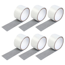 Strong Adhesive Window Screen  Tape, 78.74x1.96in Waterproof Extra Long Mesh Patch for Doors