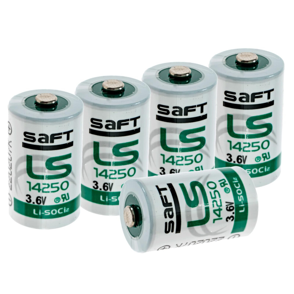 Ls14250 3.6V Lithium Battery 1200Mah Replacement Pack, Long Runtime Power, Low Self Discharge, 5ÂPack 9330225015796