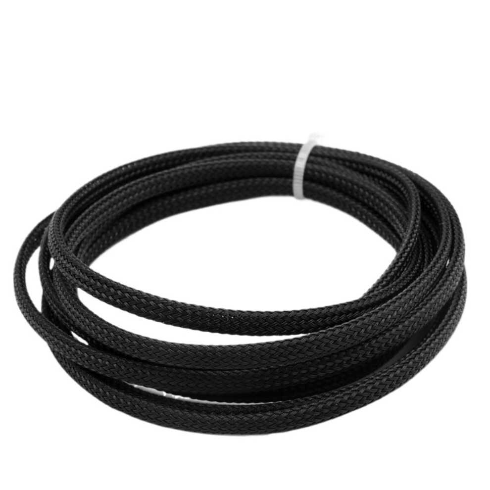 Cable Management Sleeve 16Mm Black 10M Expandable Braided Selfclosing Density Wire Organizer 9092120656947