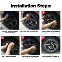 4 Pack 20 Inch Wheel Rim Edge Protector
