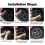 4 Pack 20 Inch Wheel Rim Edge Protector 1
