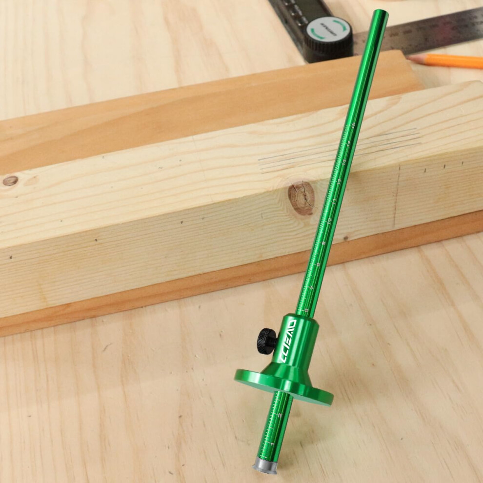 Woodworking Marking Gauge With Adjustable Wheel, Precision Dual Scale Metric And Imperial Scriber 9092120657210