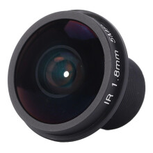 Fisheye Security Camera Lens 1.8mm 180 Panoramic View 5MP Wide Angle CCTV Lens M12 Mount