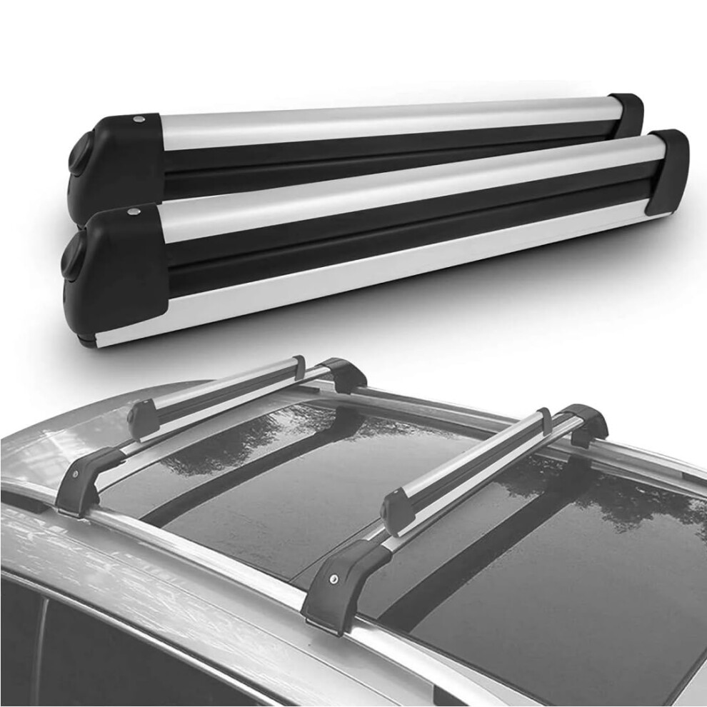 Ski And Snowboard Roof Rack For Jeep Renegade 20152023, 4Pcs Secure Roof Mount Carrier 9169991881072