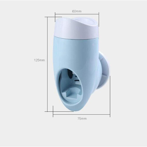 Automatic Toothpaste Dispenser with Toothbrush Holder Hands Wall Mounted for Bathroom 1