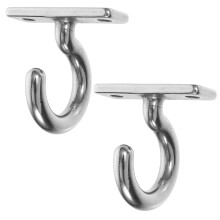 Stainless Steel Wall Hooks 5mm Heavy Duty Ceiling Hangers Corrosion Resistant for Bathroom Garage