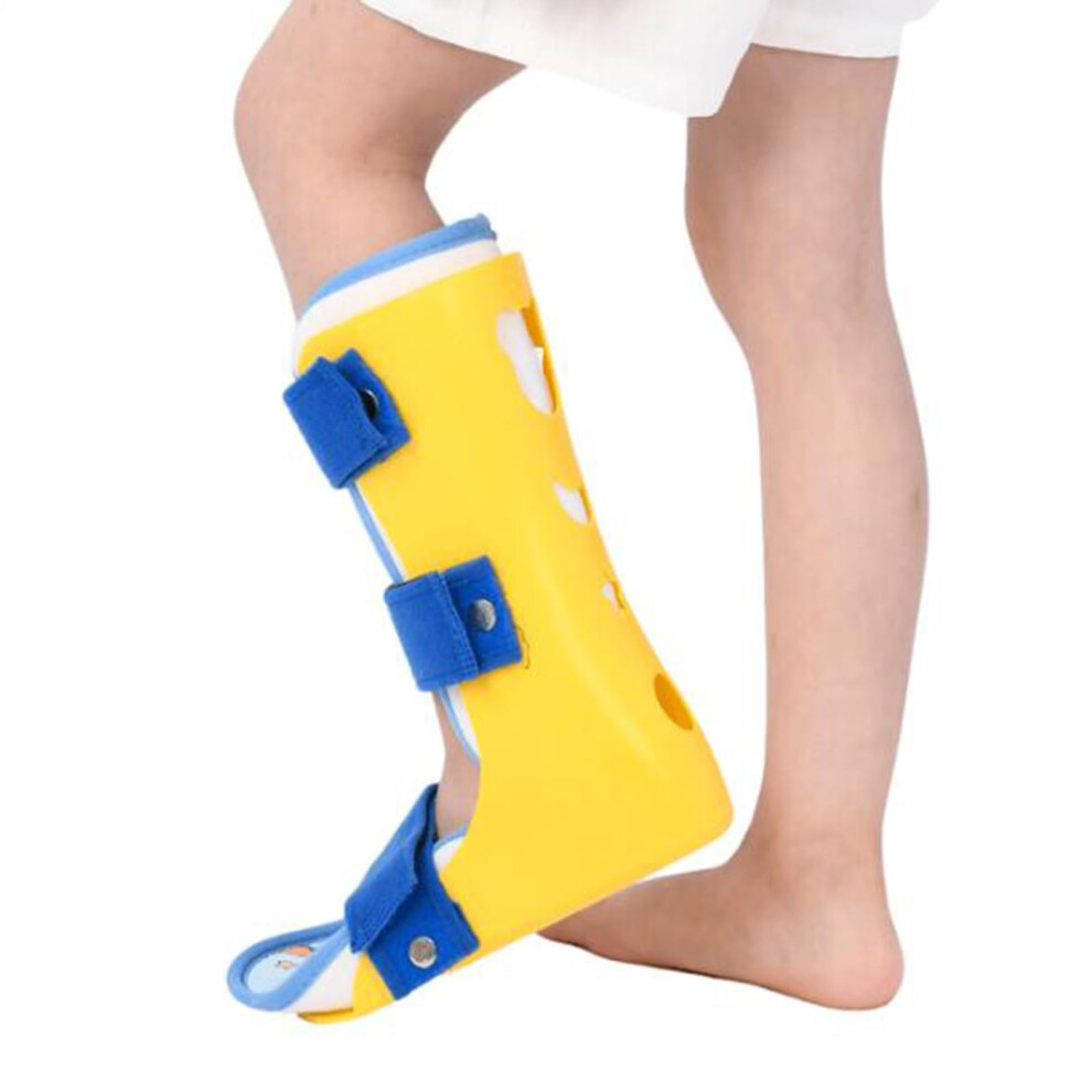 Kids AFO Brace for Foot Drop with Stable Ankle Protection, Breathable Comfort, Left Foot Size L