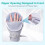 Security Restraint Gloves ZipGray 2Pcs with Adjustable Fit and Durable Reinforced Design 4