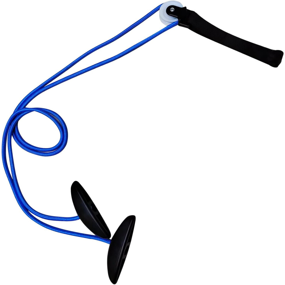 Shoulder Pulley for Physical Therapy with Ergonomic Handles, Adjustable Rope and Door Anchor