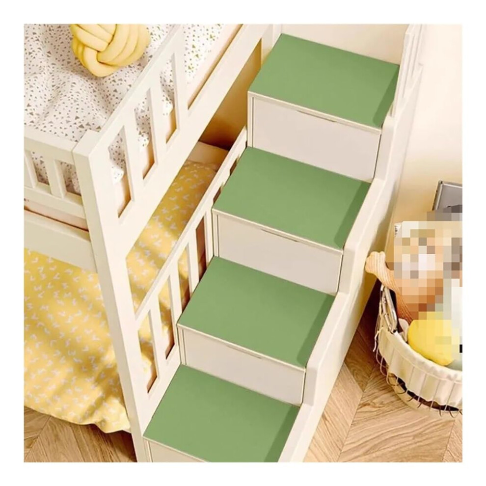 NonSlip Bunk Bed Ladder Mats with Quick Water Absorption, UltraThin Safety Stair Treads, 2pcs 35x40cm