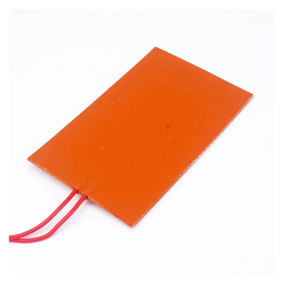 12V Silicone Heater Pad 24W Rectangular Flexible Heating For Oil Tank And Electrical Wires 9092120658637