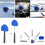 Car Windshield Cleaner with Extendable Handle, 180 Rotatable Microfiber Head for Clear View 2