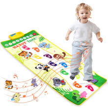 Kids Piano Mat with Record and Playback, Giant Floor Musical Dance Toy for Toddlers, 8 Sounds