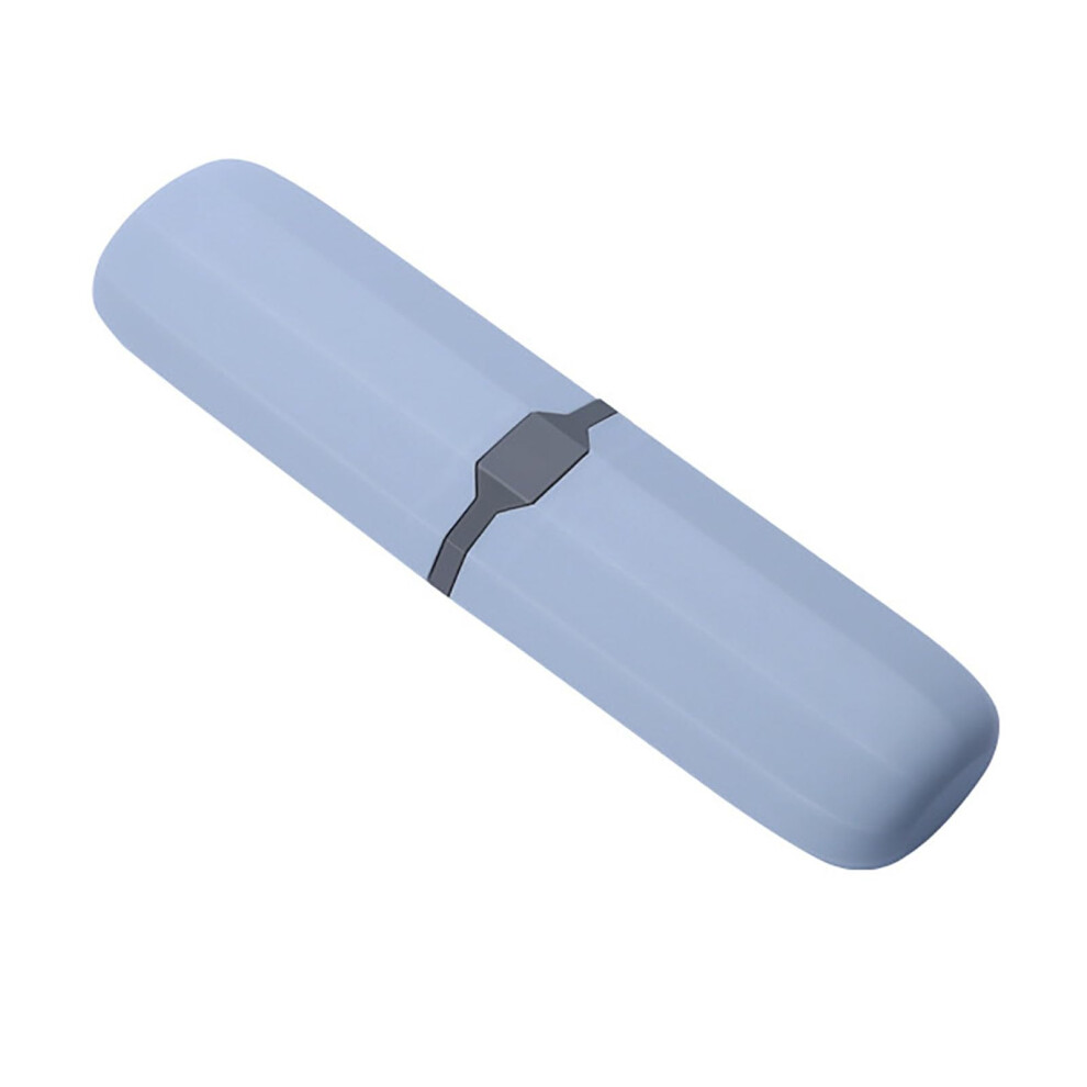 Travel Toothbrush Case with Hygienic Brush Isolation, Compact Plastic Holder for Travel, Camping, Home
