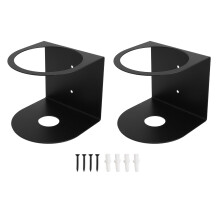 2 Pcs Spray Can Holder Wall Mount, Iron Aerosol Storage Rack with Screws, Powder Coated for Garage and Workshop
