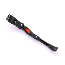 Bike Kickstand Adjustable Aluminum Alloy Rear Wheel Support for Mountain and Electric Bikes Black