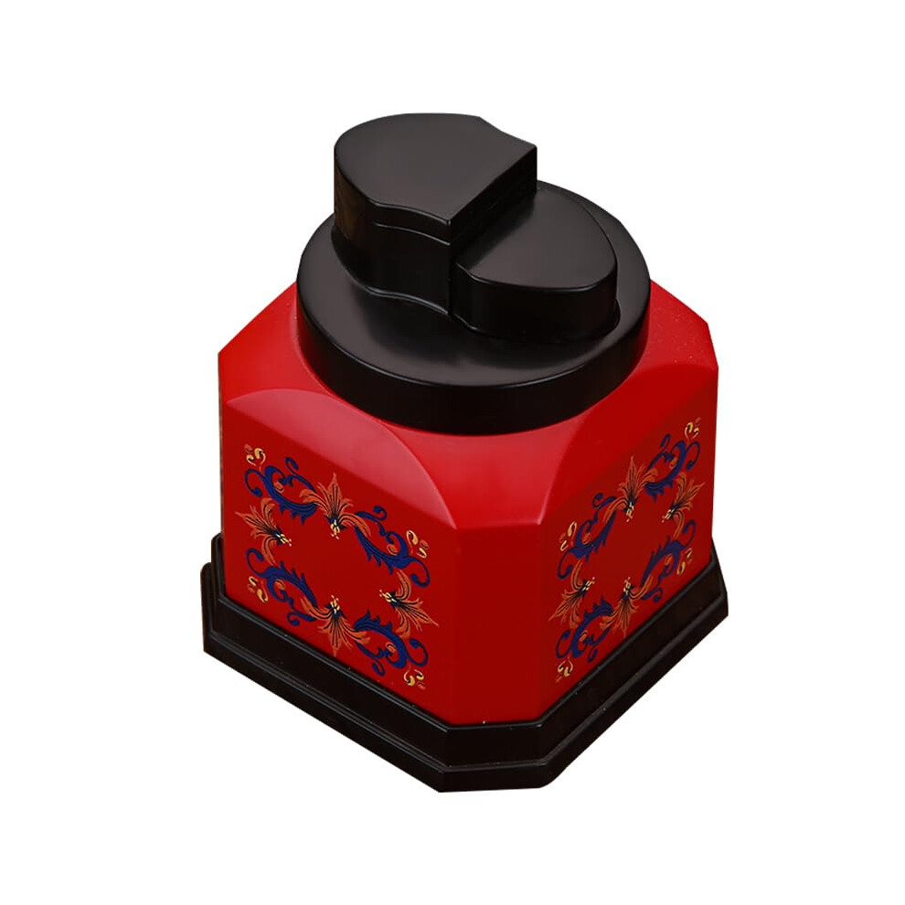 Red Torch Lighter Quad Jet Turbo Flame, Refillable Butane Cigar Lighter With Adjustable Windproof Design,