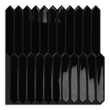 Black Hexagon Peel and Stick Backsplash Tiles, Waterproof HeatResistant Vinyl Wall Panels for Kitchen, Bathroom, Fireplace, RV (12'x12', 10 Sheets)