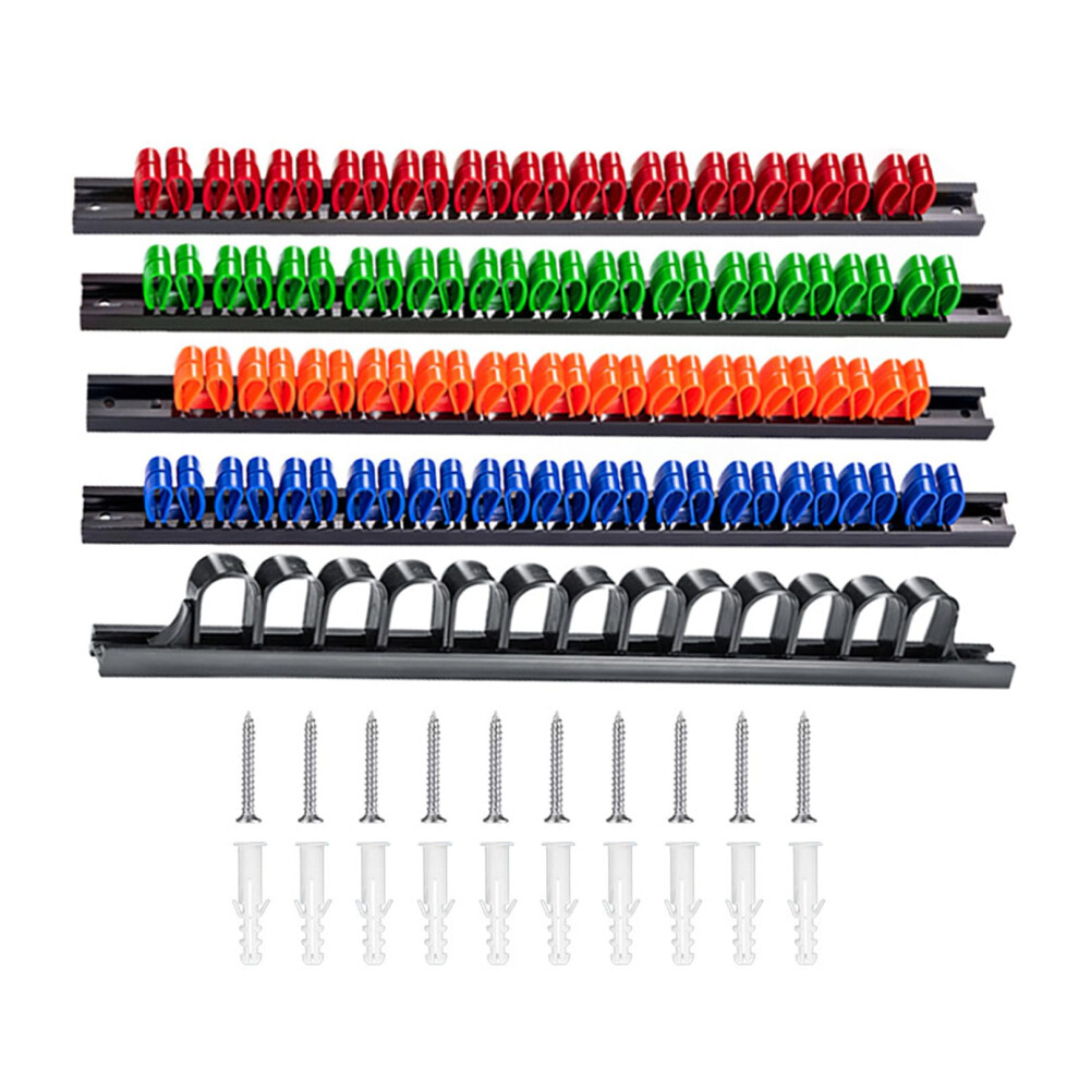 Wall Mounted Screwdriver Holder And Wrench Organizer Rack, Space Saving Garage Tool Storage 9169991824840