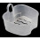 Denture Bath Box with Removable Hanging Net, Secure Lid Denture Cleaning Case for Travel 3