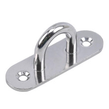 304 Stainless Steel Ceiling Hooks Pad Eye Plate Heavy Duty Corrosion Resistant for Hammocks