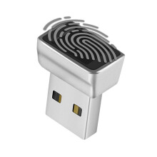 USB Fingerprint Reader for Windows Hello 10/11, Fast 360 Biometric Scanner with MultiUser Support