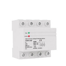 ThreePhase Surge Protector 380V 63A with Over Under Voltage Protection Relay for Stable Power
