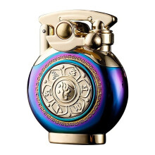 Kerosene Lighter with Durable Brass Wheel Ignition, Soft Flame, Reusable, Purple (No Fuel)