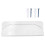 Skateboard Wall Mount Acrylic Display Rack Holder 3pcs Vertical Horizontal Storage Bracket 1