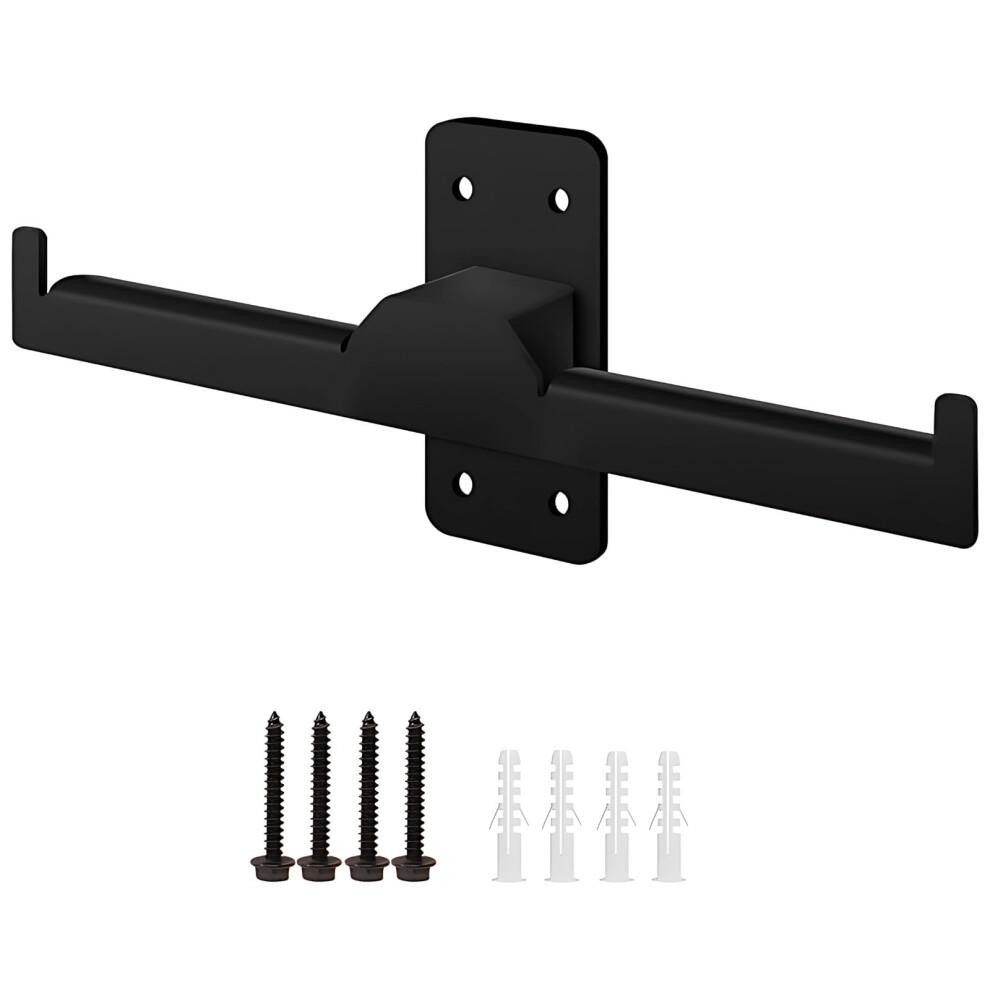 Wall Mounted Tool Organizer Stainless Steel Garage Storage Rack With Multitool Hooks Black 9113335874183