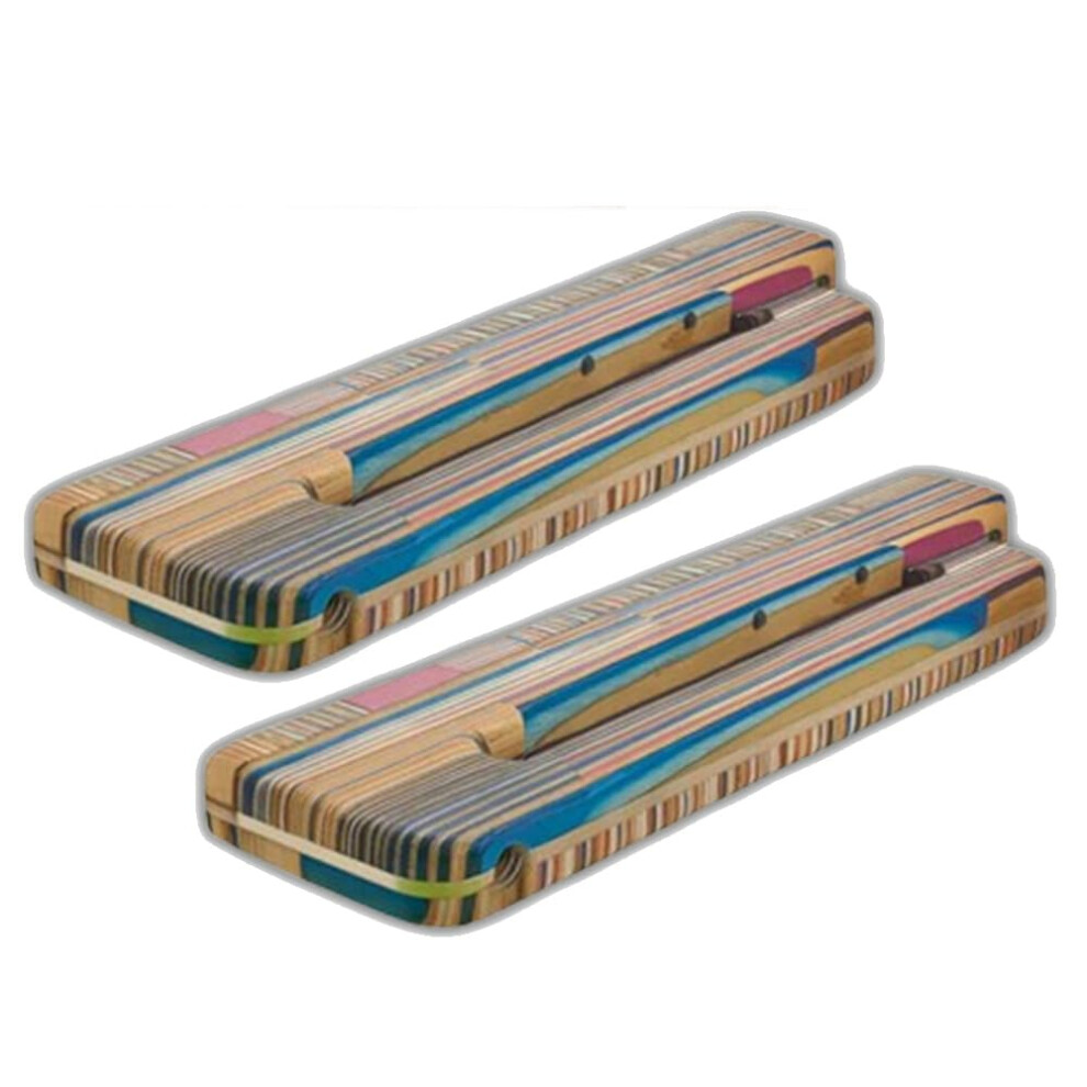 Skateboard Wall Mount Shelf For Display And Storage, Floating Longboard Rack Fits All Boards, 2Pcs 9169991825588