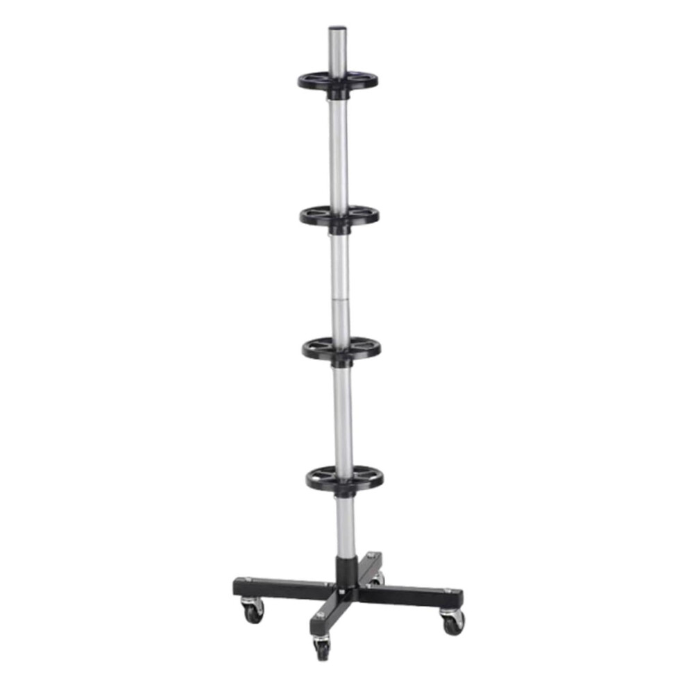 4 Tier Tire Storage Rack With Wheels, Heavy Duty Garage Organizer With Lockable Casters 9169991825595