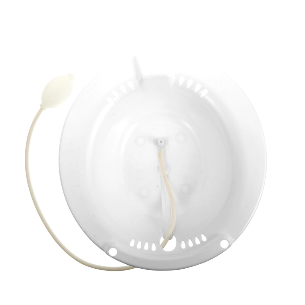 White Sitz Bath Basin For Men And Women, Portable Bidet Basin For Toilet Seat, Elderly Nursing Care