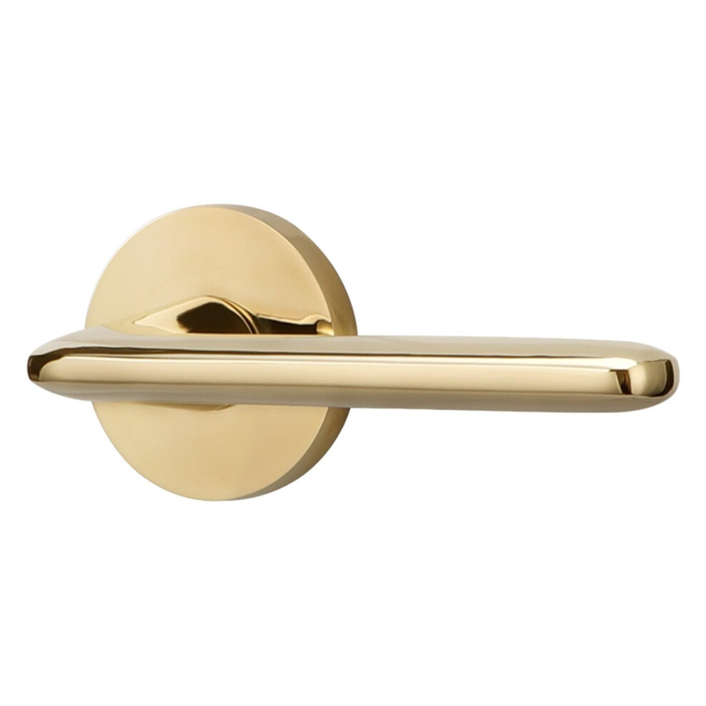 Keyless Silent Interior Bathroom Door Lock With Ergonomic Lever And Durable Anticorrosion Finish 9092120660319